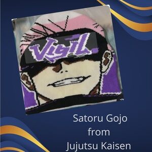 Purple and Black Hat